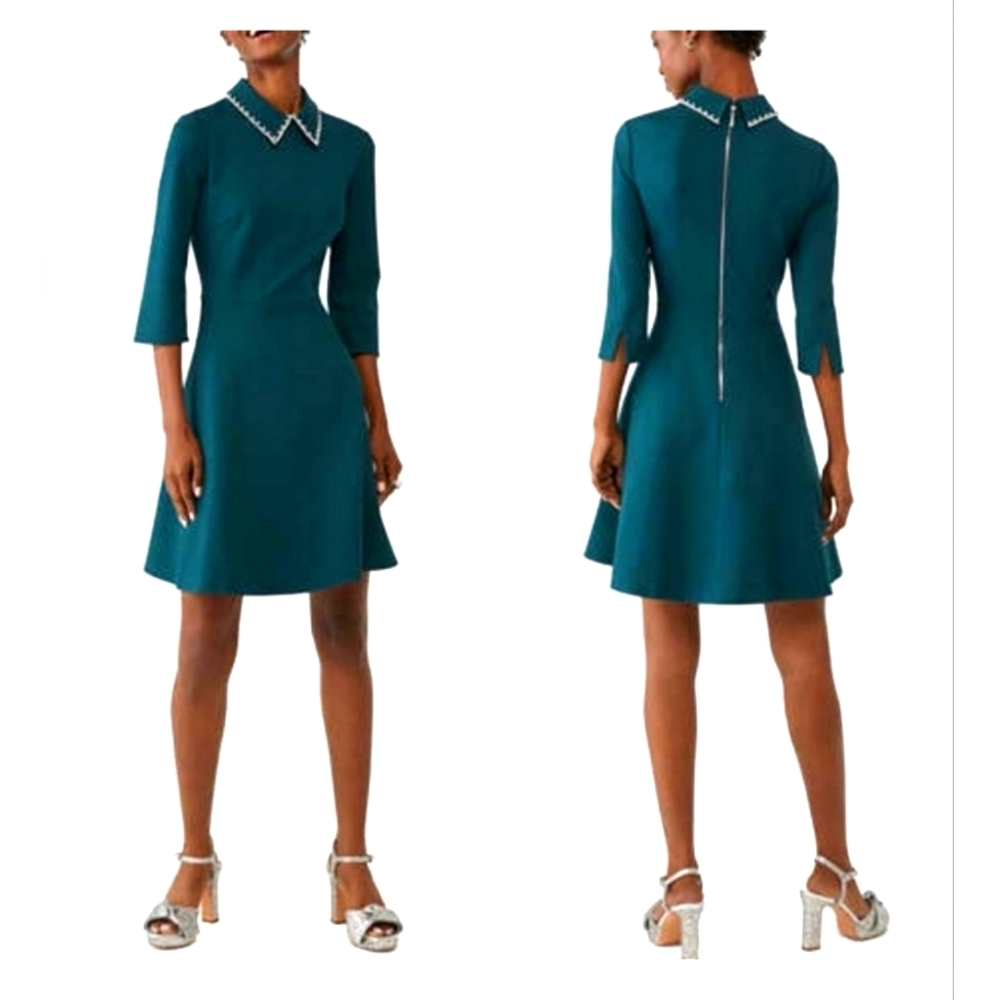 kate spade Teal Dress with Silver Accents